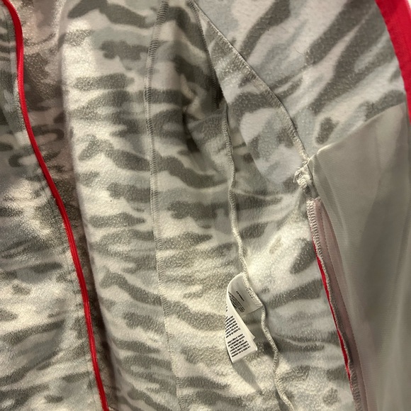 Gray and White Camo Kids Fleece Jacket 14/16 - Picture 8 of 11